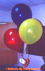3-foot revolving balloons