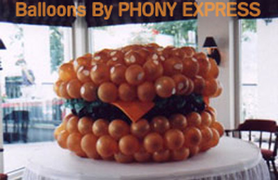 Balloon "Cheeseburger in Paradise"